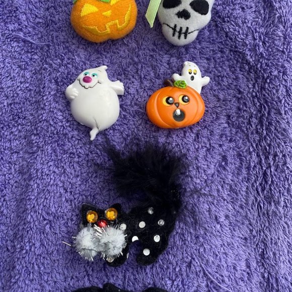 Halloween Bundle 80’s 90’s Pin EUC Russ Hallmark Pins Brooches VTG - Picture 3 of 14